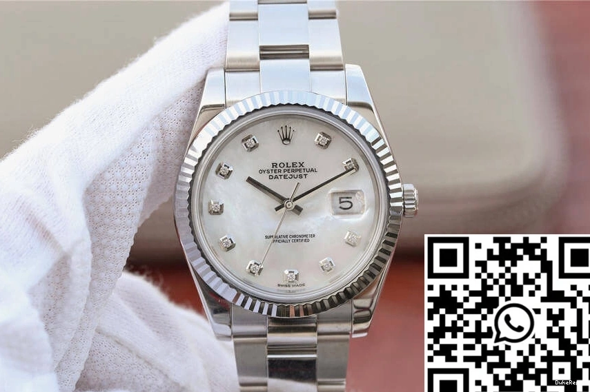 Rolex Mother-Of-Pearl Datejust EW Dial M126334-0019 Factory 0110